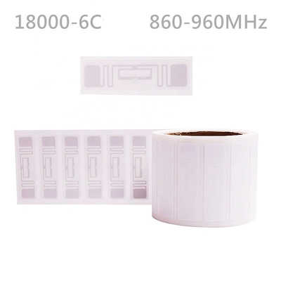 Langbereik ISO 18000-6c UHF RFID Inlay Label Asset Management RFID tags