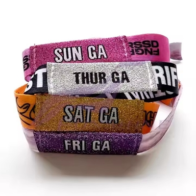 Elastische NFC-band uit stof RFID-chip-armband met aangepast logo