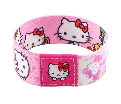 Gepersonaliseerde RFID Elastiek Armband Custom RFID Stoffen Armband Voor Amusement Park