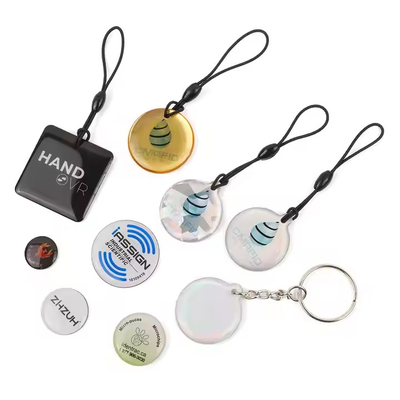Custom 13,56 MHz NFC Tag Epoxy Social Media Sharing Kleefmiddel Apple NFC Sticker