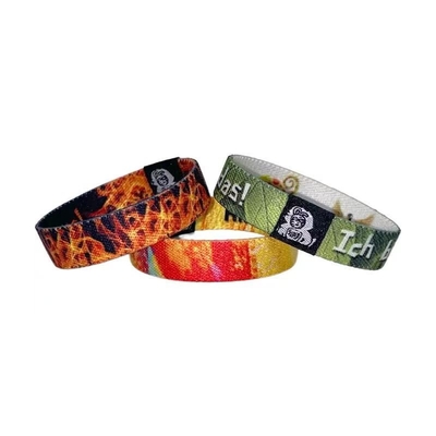 Elastisch polyester herbruikbaar RFID-armband aangepast stof NFC-sportarmband