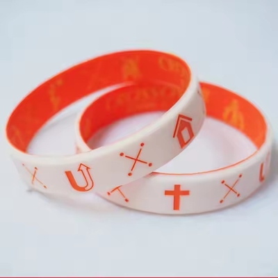 Gepersonaliseerde RFID-siliconenarmbanden met inkt voor christelijke evenementen